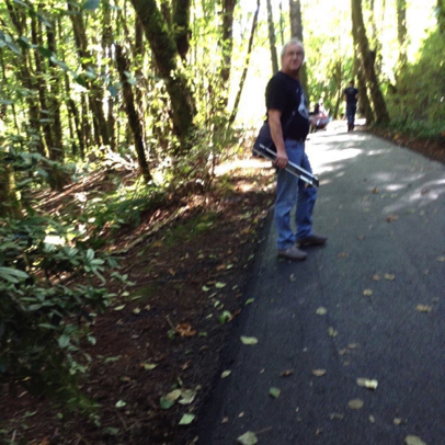 Riverside Loop trail to the Willamette River - the steepest grade on the Riverside Loop trail is 16% for about 75 feet